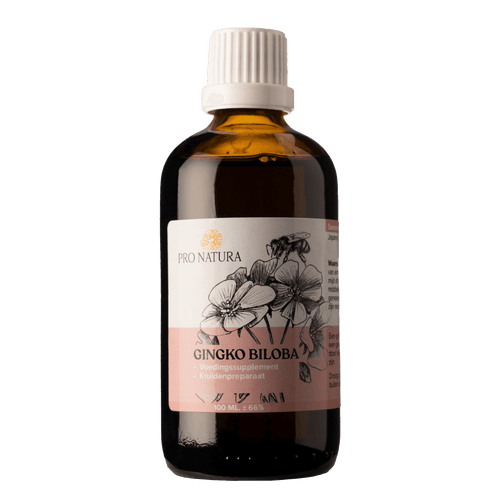 Ginkgo Biloba kruidendruppels 100 ml - traditioneel Aziatisch kruidenextract van ProNatura
