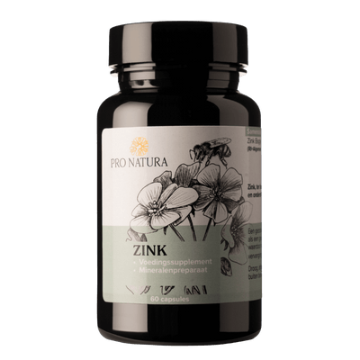 Zink Bisglycinaat Albion 60 capsules - gechelateerde zink voor immuun en huid ProNatura
