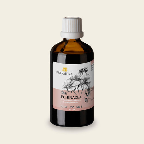 Echinacea druppels 100 ml van Pro Natura met Echinacea purpurea, salie en vlier