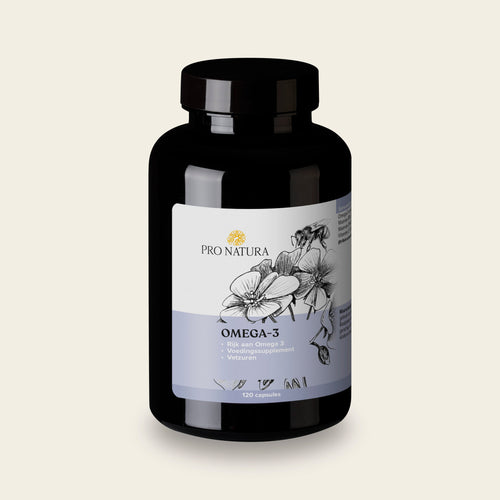 Omega-3 visolie van Pro Natura, pot met 120 capsules met EPA en DHA