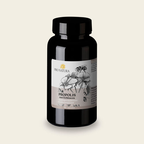 Propolis van Pro Natura, pot met 100 vegetarische capsules met propolisextract en bijenpollen