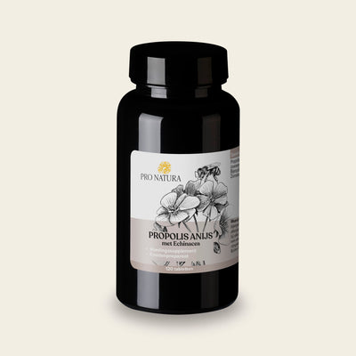 Propolis Anijs van Pro Natura, pot met 120 tabletten met propolis en Echinacea purpurea