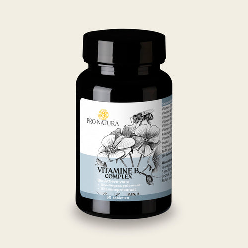 Vitamine B complex Actief van Pro Natura, pot met 60 tabletten met acht B-vitaminen
