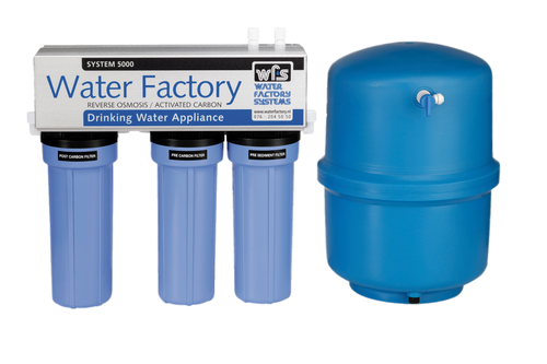 Waterzuiveringssysteem WFS System 5000 met filters en voorraadtank