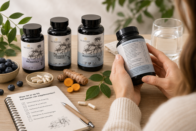 Waar let je op bij het kiezen van een supplement?