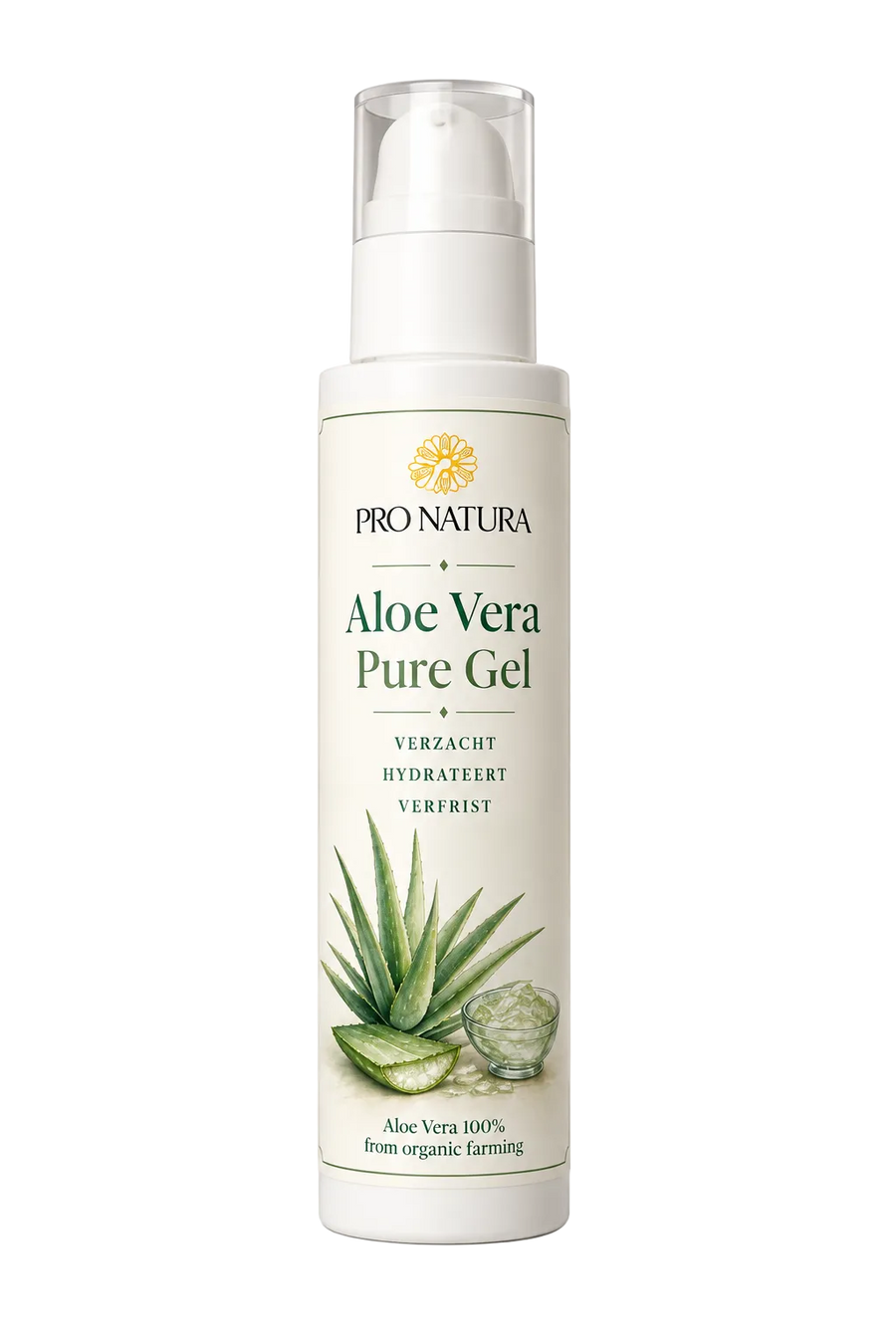 Aloë Vera Pure Gel 200 ml Verzending mogelijk vanaf 23 oktober i.v.m. vertraagde levering.