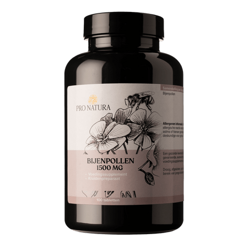 Bijenpollen 1500 mg 100 tabletten van ProNatura - geconcentreerd bijenpollenpreparaat