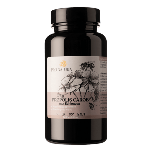 Propolis Carob tabletten 120 stuks met zachte karobsmaak van ProNatura