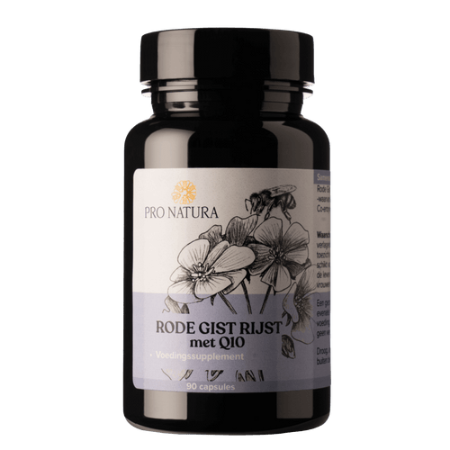 Rode Gist Rijst en Q10 90 capsules - gefermenteerde rijst met monacoline K van ProNatura