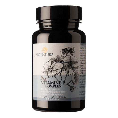 Vitamine B Complex Actief 60 tabletten - bio-actieve B-vitaminen van ProNatura