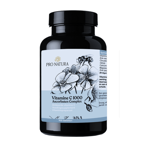 Ascorbaten Complex Vitamine C1000 100 tabletten - maagvriendelijke vitamine C van ProNatura