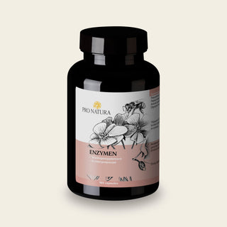 Enzymen van Pro Natura, pot met 180 capsules met papaya, bromelaïne en Digezyme