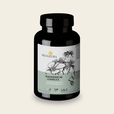 Magnesium Complex van Pro Natura, pot met 120 tabletten met vier magnesiumvormen