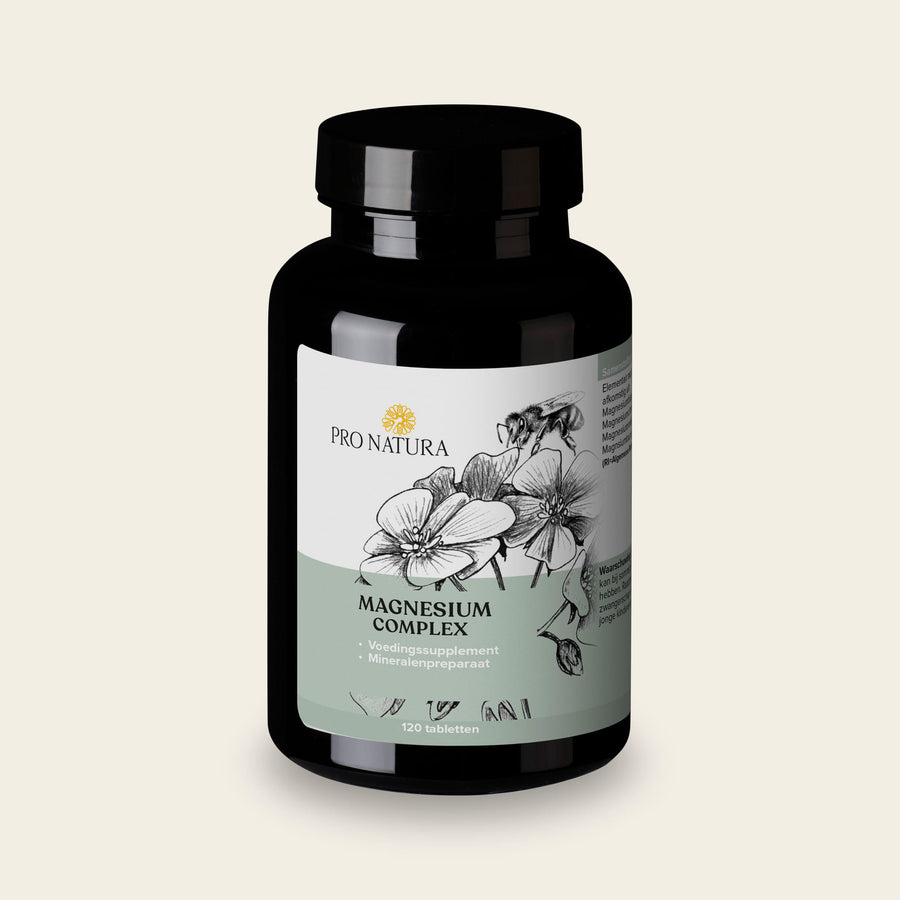 Magnesium Complex van Pro Natura, pot met 120 tabletten met vier magnesiumvormen