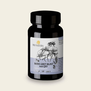 Rode Gist Rijst en Q10 van Pro Natura, pot met 90 vegetarische capsules