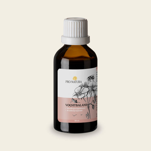 Vochtbalans kruidendruppels 50 ml van Pro Natura met guldenroede, berk en heermoes