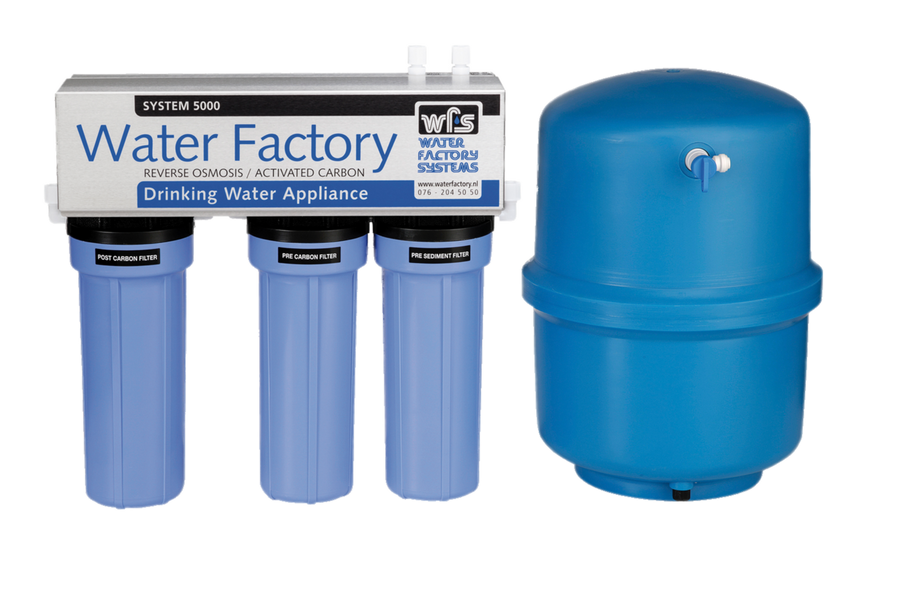 Waterzuiveringssysteem WFS System 5000 met filters en voorraadtank